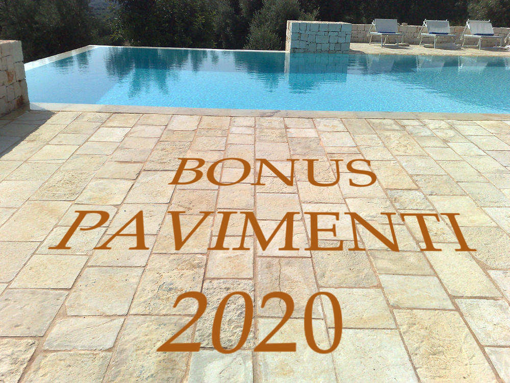 BONUS PAVIMENTI 2020