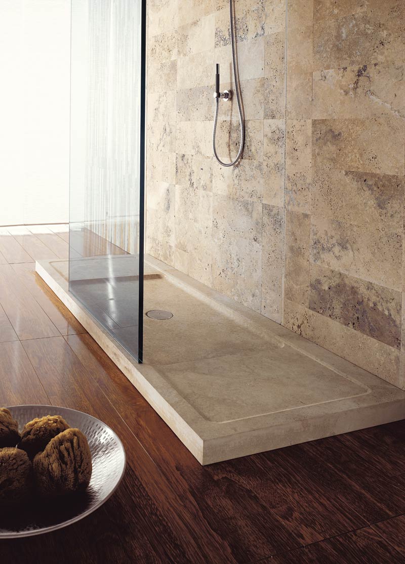 piatto doccia in pietra naturale | box doccia