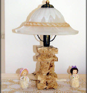 lampade da tavolo in pietra leccese