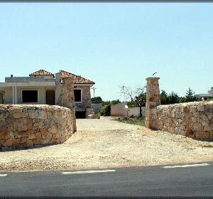 colonne in pietra a secco