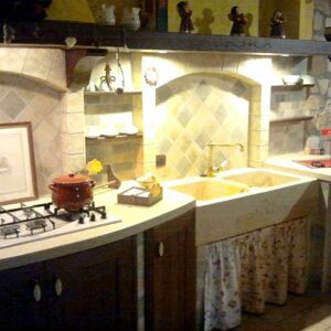 Cucina in muratura per interni