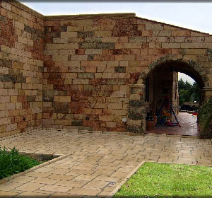 pavimenti in pietra per il restauro di edifici