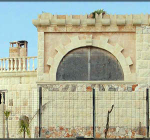 Rivestimento in pietra leccese scoppato