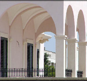 patio di ville in pietra