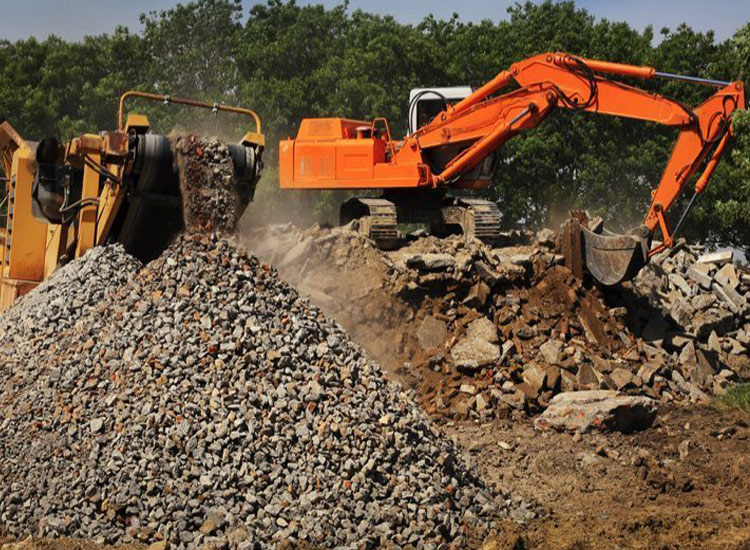 Impianto riciclaggio inerti